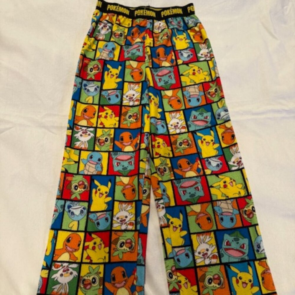 Pokémon Character Tag Less Pajama/Sleep Pants (Size M 6/8)